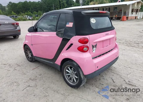 2008 Smart Fortwo Passion из США, поврежденный, VIN WMEEK31X68K165775